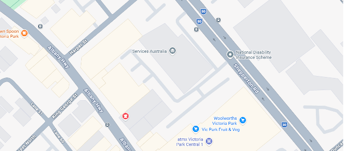 Google Maps Campus Perth